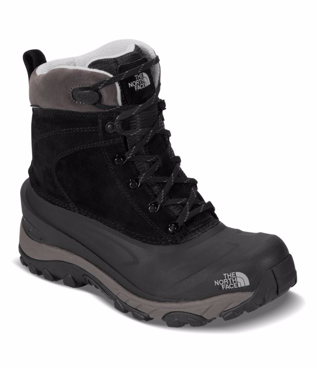 The North Face Men s Black Chilkat III Winter Boots Foot Paths Shoes