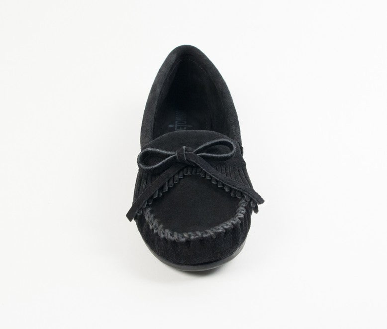 Minnetonka Women's Black Kilty Hardsole – Foot Paths Shoes