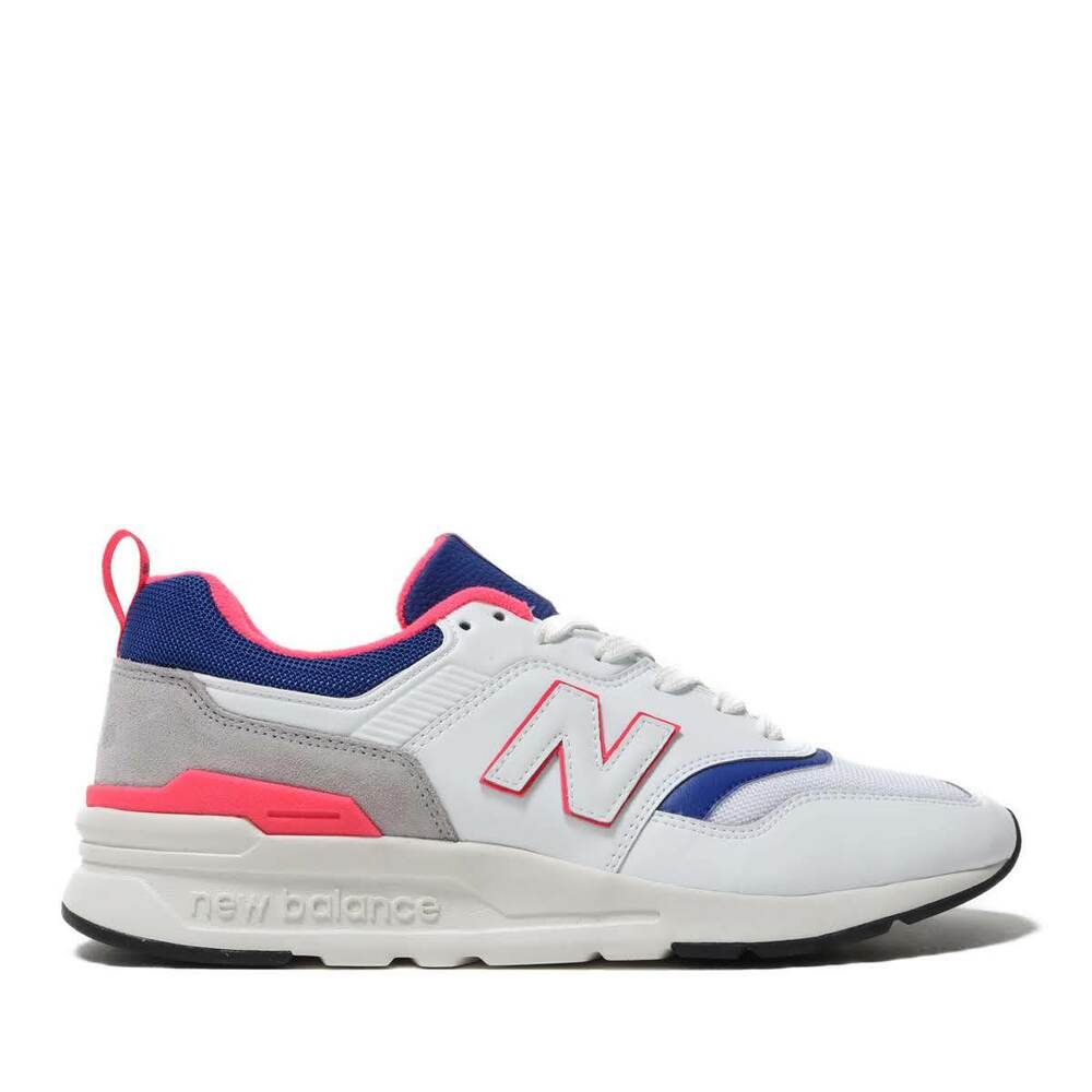 にゃん New Balance Kids 997H Shoe White/Laser Blue – Foot Paths Shoes